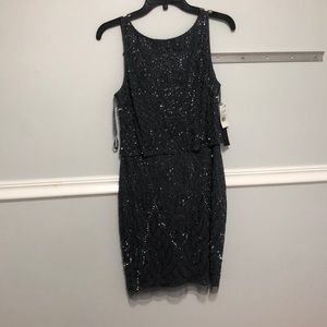 Aidan mattox beaded cocktail dress